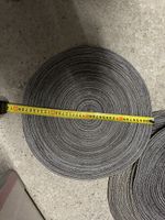 Round Placemats Set of 6 Grey Diameter 38cm Condition Used