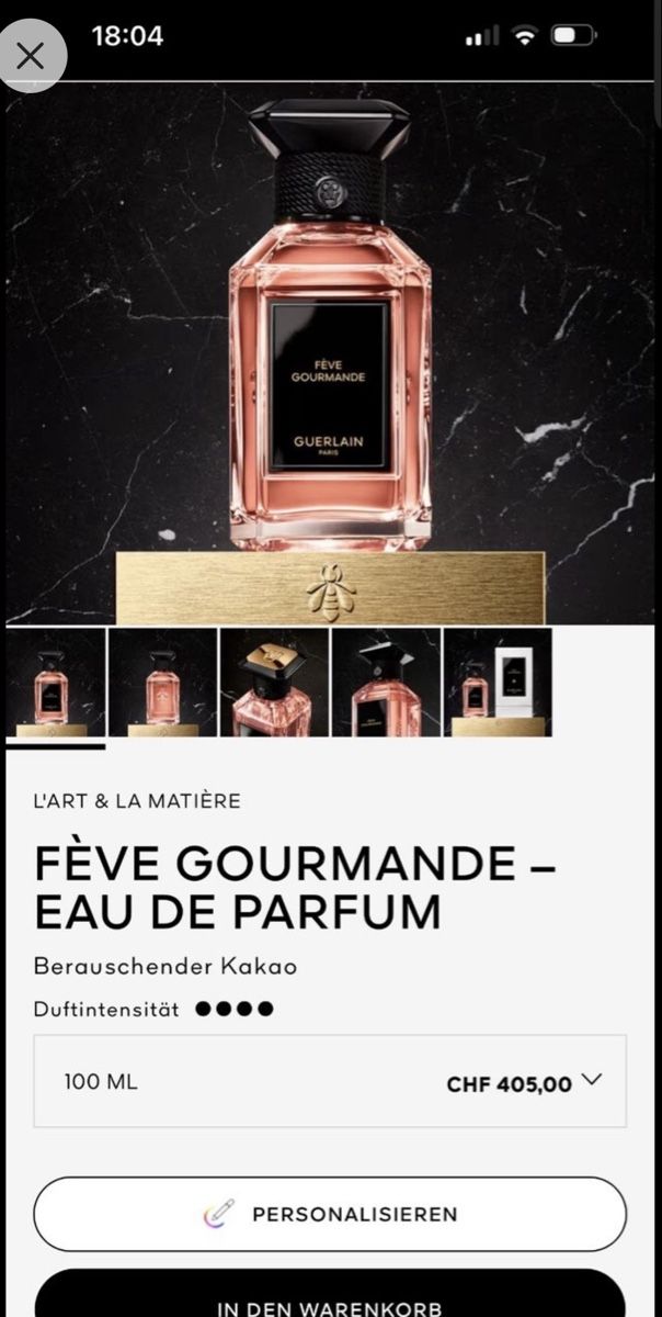Guerlain Parfums & Eau de Toilette: ** GUERLAIN - FEVE GOURMANDE - 5ml ** – Neuf avec emballage d'origine à Giebenach par BeautyLover.90s 2