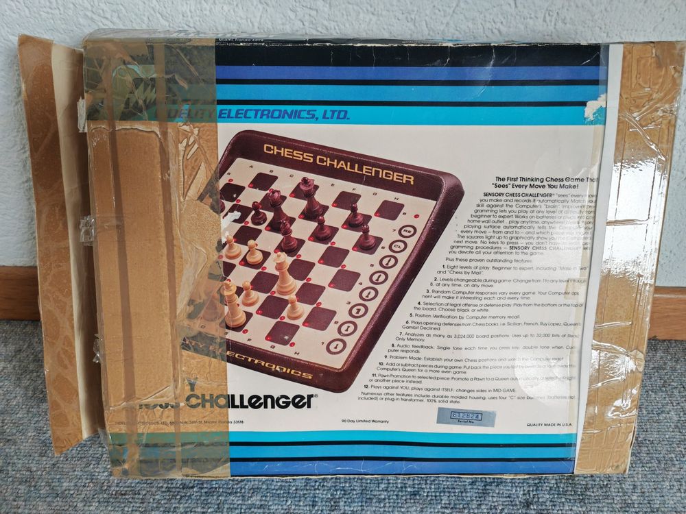 Jeu D'échecs électronique Vintage - Sensory Chess Challenger 9 - Fidelity Electronics
