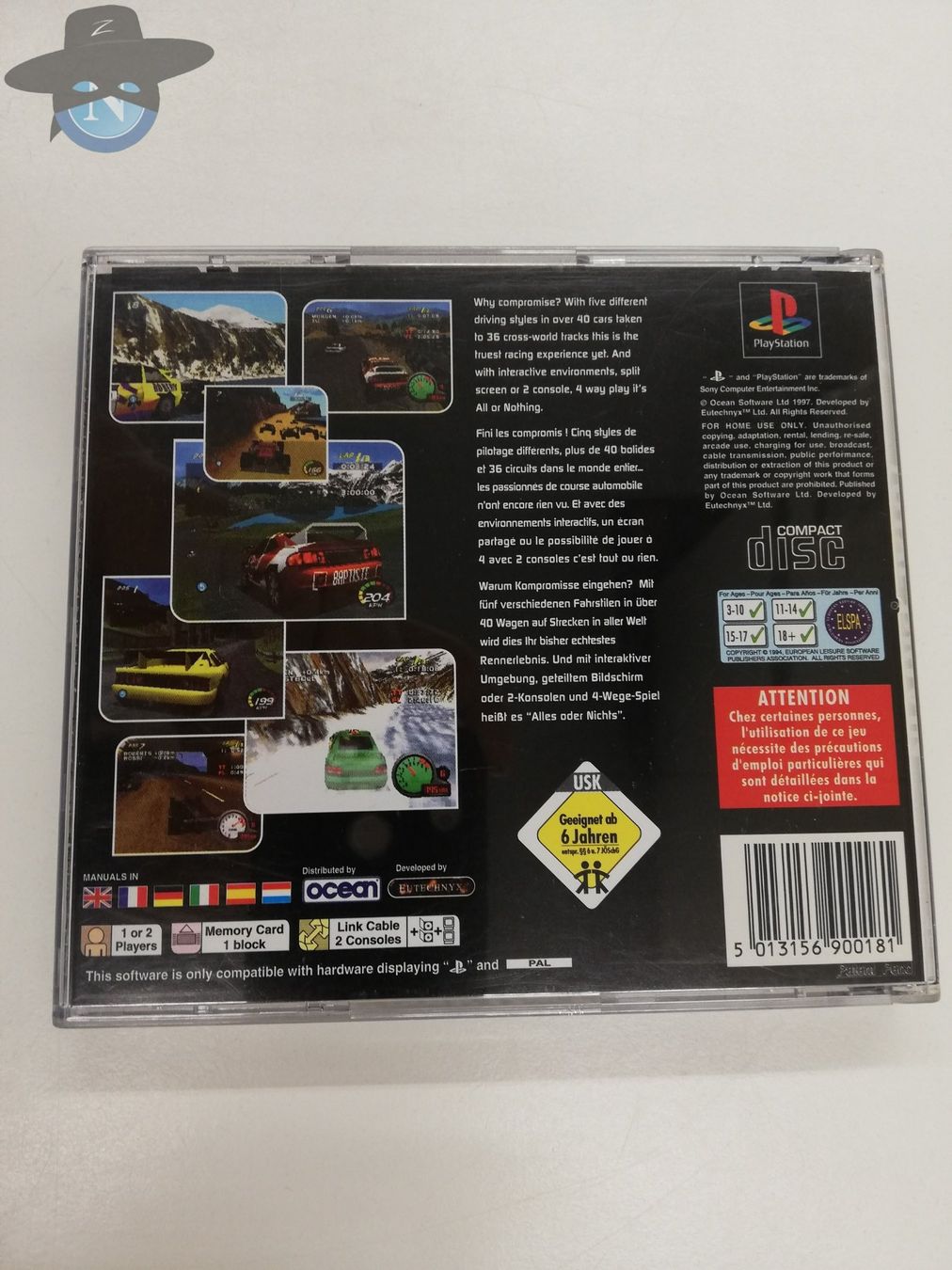 Sony Giochi: Total Drivin / Sony Playstation 1 PS1 – Usato da St. Gallen venduto da zorro_dc 1