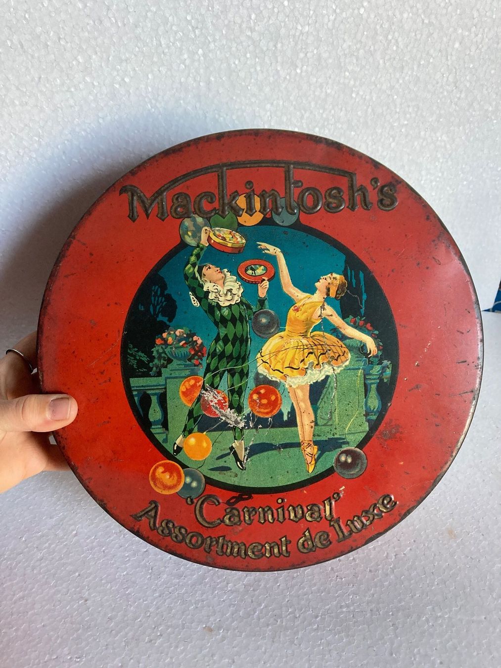 Pots: Blechdose Mackinthosh's Carnival England boite – D'occasion à St-Cierges par LeRegain 1