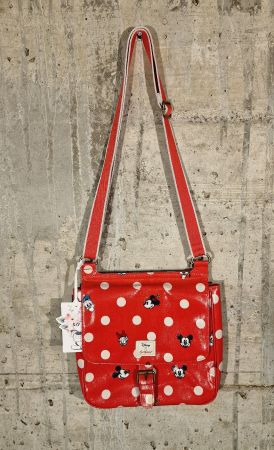 Cath Kidston Disney Mickey Minnie Tasche Rot Neu