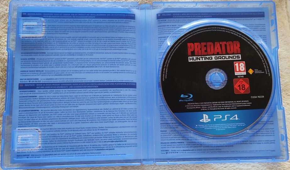 Sony Giochi: Predator Hunting Grounds (De - Nl - Fr - It)       PS-4 – Usato da St.Gallen venduto da elk2022 1