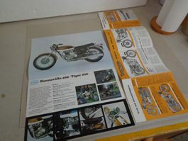 2 Triumph Prospekte Bonneville/Tiger 650
