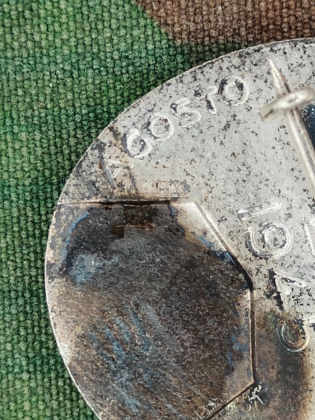 Placchette & Badge: 1. August Abzeichen 1945, Variante 2 – Usato da Bauma venduto da SwissMilitaria 2