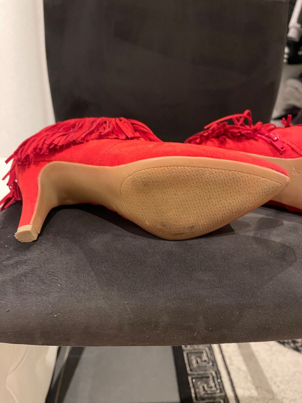 Scarpe da donna: Stiefeletten rot – Nuovo (secondo la descrizione) da Staufen venduto da GiuliettaD 2