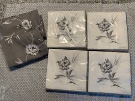 2 Geschirrtücher und 4 Packungen Servietten von Greengate