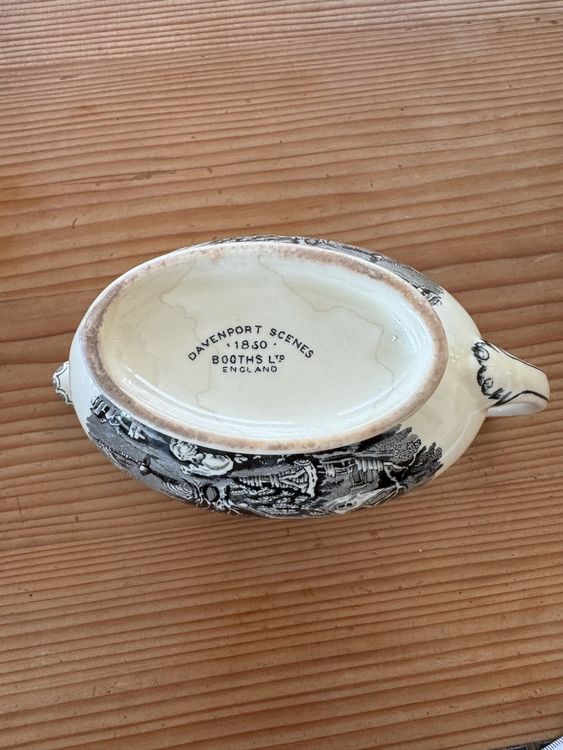 Coupes: Davenport Scenes England 1830 Sauciere, Rarität! Top! (52) – D'occasion à Lanzenhäusern par Galaa 3