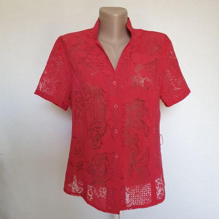 Chemisier floral à manche courte - BIANCA- Taille M