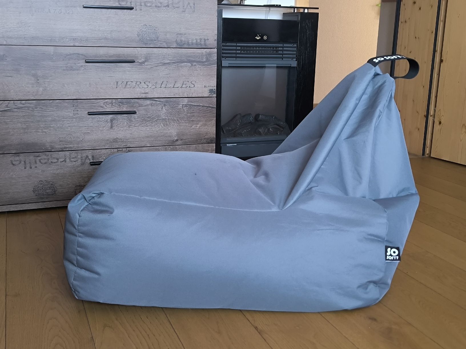 Poltrone: Sitzsack SO SOFT Grau gross neuwertig – Nuovo (secondo la descrizione) da Morschach venduto da Suse2512