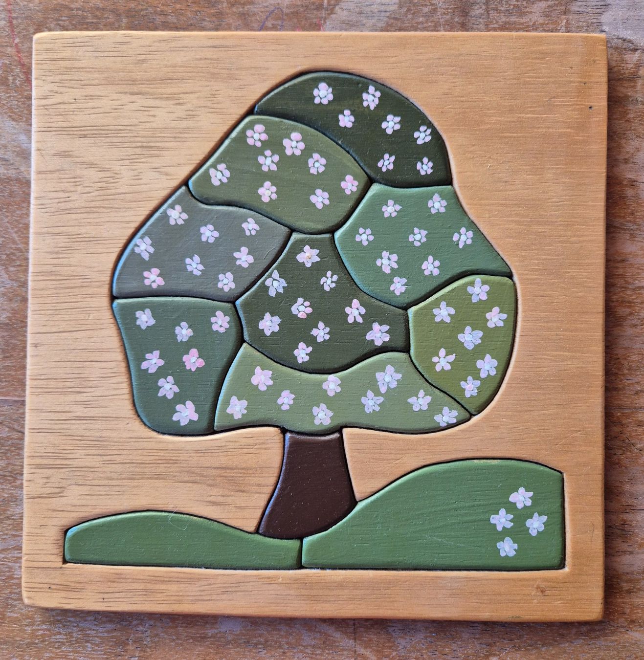 Puzzle: Holzpuzzle Baum 11 Teile, ca. 17x17 cm – Usato da Buchs SG venduto da MStBu