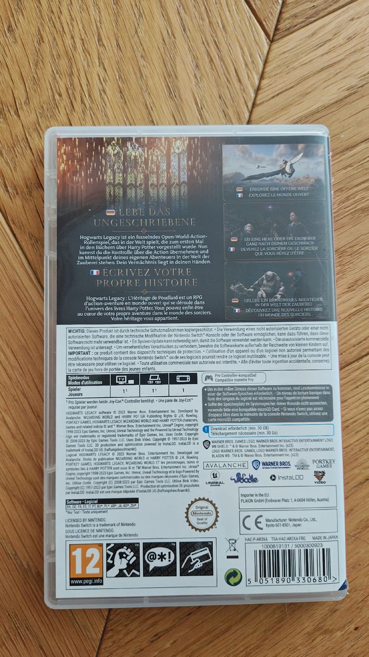 Spiele: Nintendo Switch Hogwarts Legacy – Gebraucht aus Montagnola von mattbert86 1