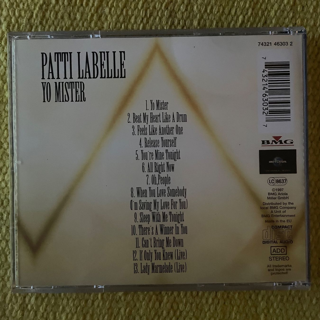 CD: PATTI LABELLE-YO MISTER – Usato da Rorschacherberg venduto da CD-Roli 1