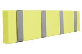 Neu Garderobenleiste ABS Metall Gelb | 37 × 8 cm