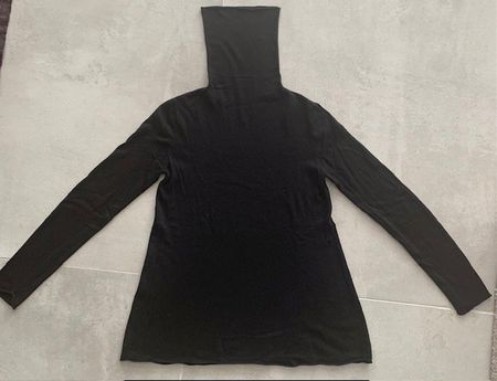 Pull col roulé noir évasé de American Vintage