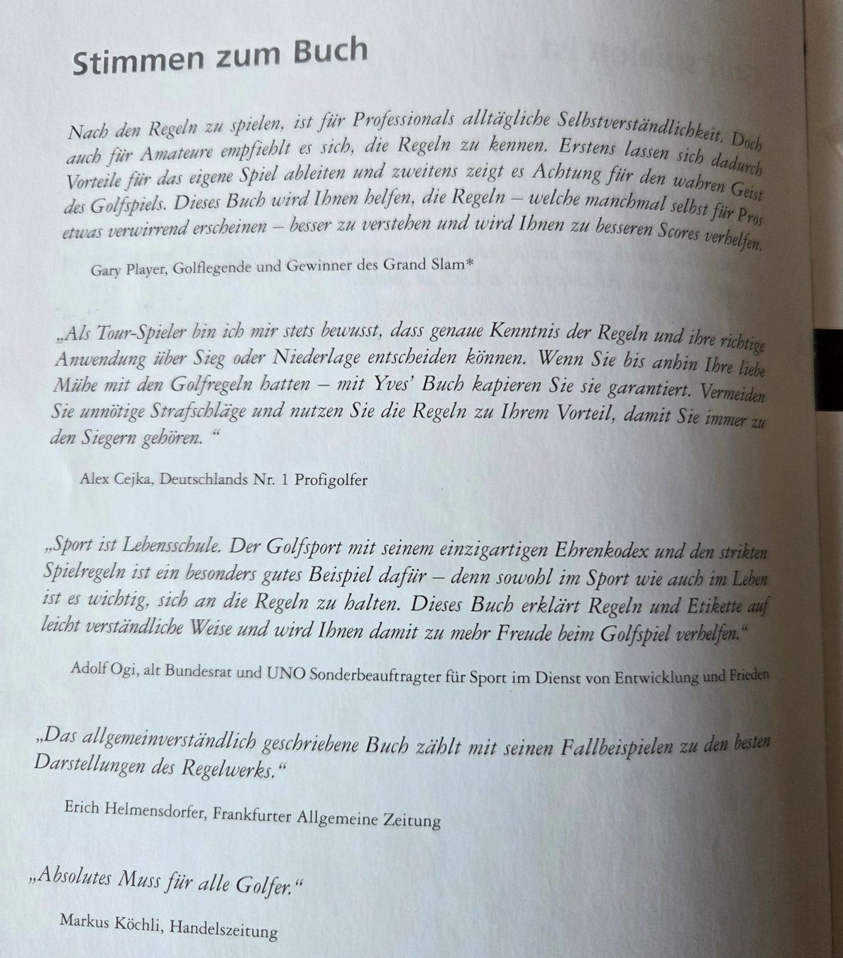 Libri: Buch Golfregeln Klipp und klar & Etikette – Usato da Gossau SG venduto da oreliefredy 2