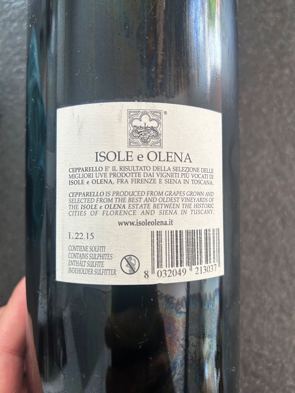 Wein: 2013 Isole e Olena, Cepparello, 1.5l – Gebraucht aus Wettswil von ene_8wkc 2