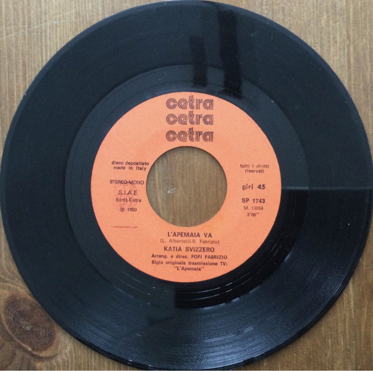 Schallplatten: Single: Katia Svizzero (1980) – Gebraucht aus Oftringen von Waltereg