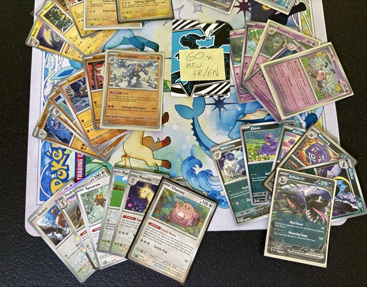 Pokémon Cartes à collectionner: Pokémon - 60x Mew 151 different cards – Neuf (Voir description) à Uvrier par sauma85 4