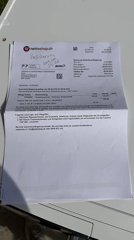 Electrolux Lavatrici: Waschmaschine Electrolux – Usato da Künten venduto da buli76 2