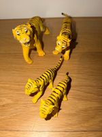 Lot 4 figurines tigres — famille tigres du Bengale