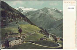 Col de la Forclaz - coloriert