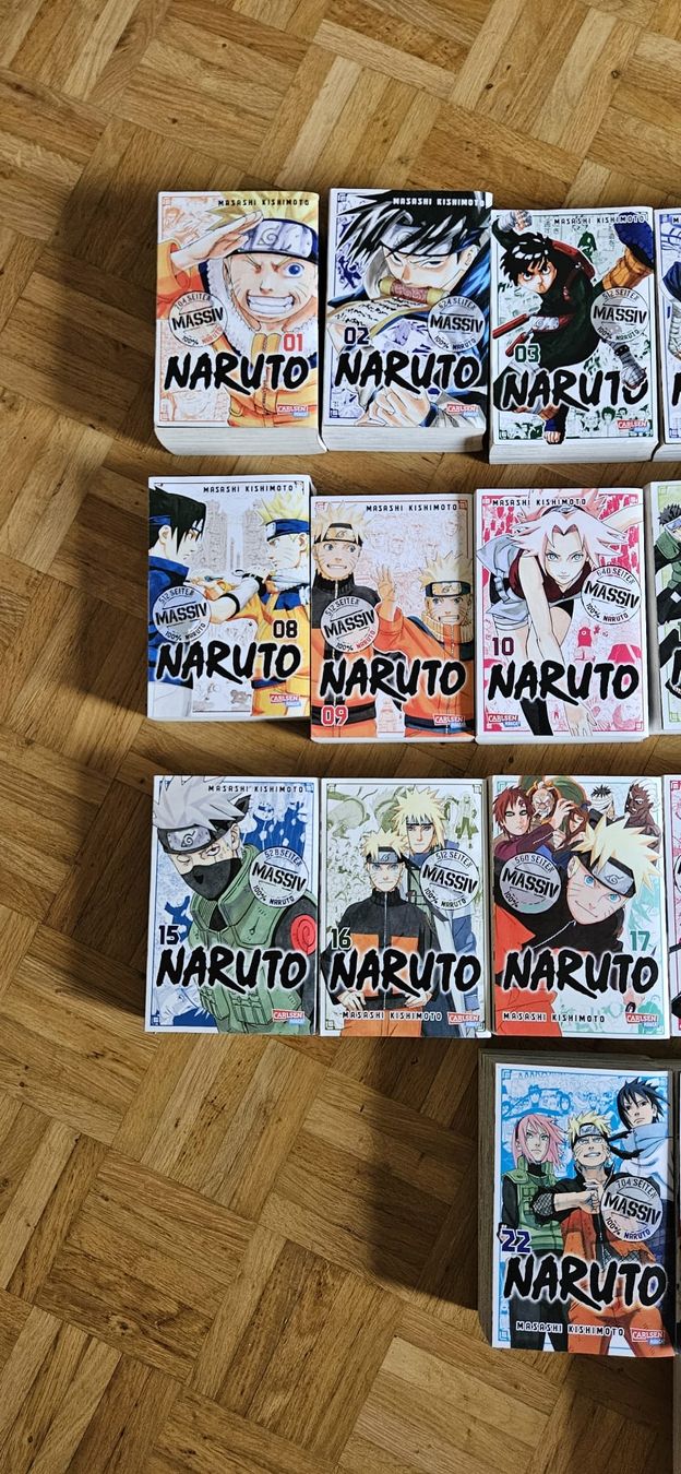 Fumetti: Naruto Massivband 1 - 24 komplett, plus "Fairytail 1" – Usato da Bolligen venduto da HouseofWild 1