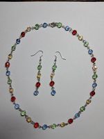 Schmuckset (Ohrringe + Halskette) - handmade and neu