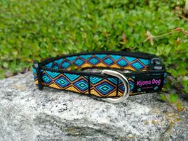 Hundehalsband 2cm "Medow" handgemacht
