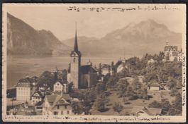Weggis  LU   -   alte Ansichtskarte von 1913
