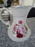 Handcrafted Staffordshire England Porzellan Set Rosenmuster