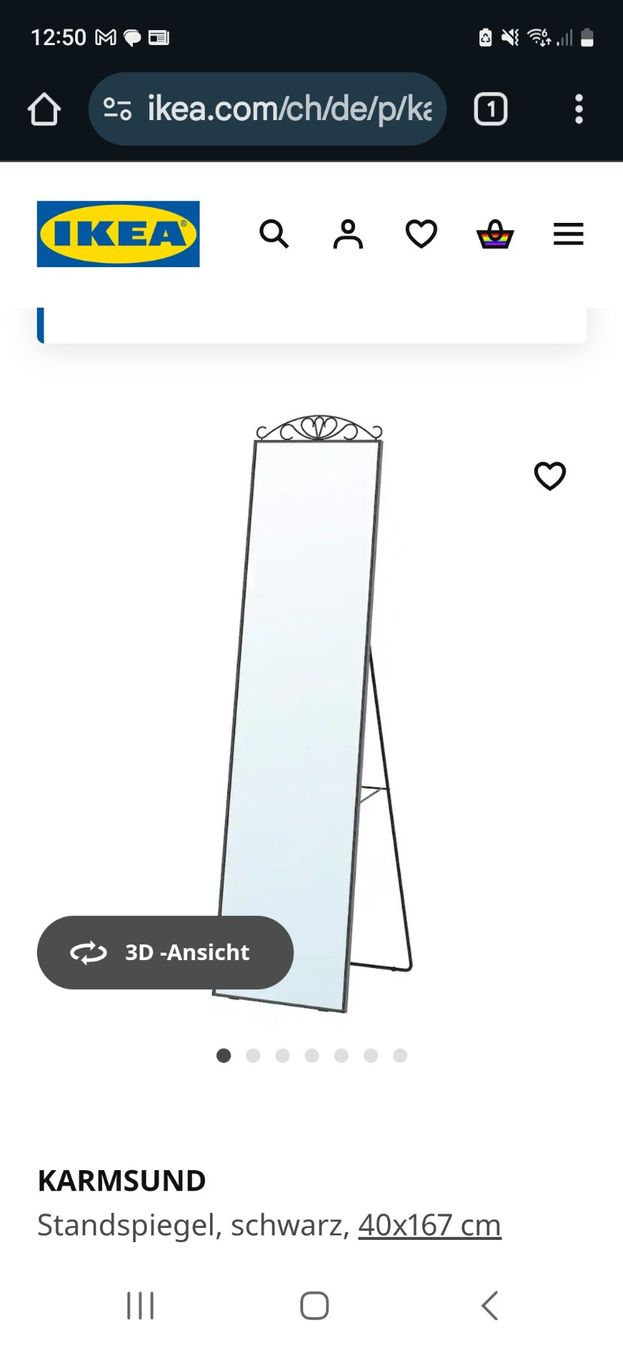 Ikea Spiegel: Ikea Karmsund Spiegel – Gebraucht aus Mollis von reiver