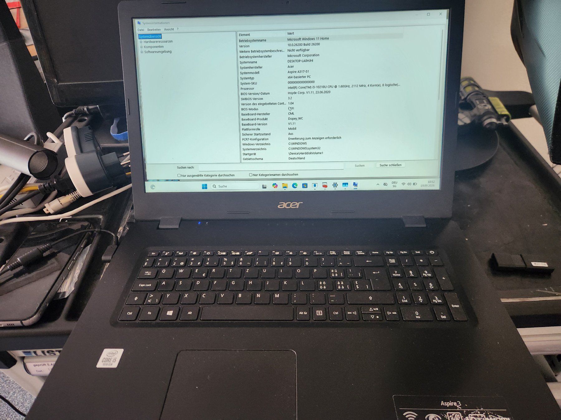 Acer Notebook: AcerAspire A317-51 – Usato da Busswil BE venduto da ritardo1