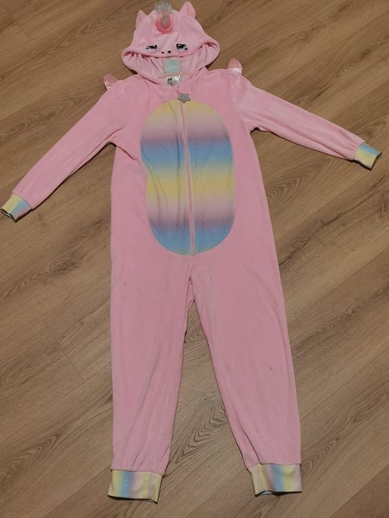 Lustiger Einhorn Jumpsuit Einteiler Gr.134 140 Kaufen auf Ricardo