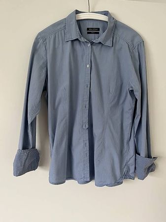 Marc O'Polo Bluse jeansfarbig stretch