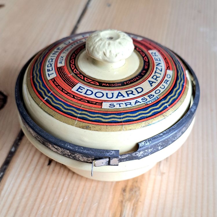 Terrine En Céramique Blanc Pour Foie Gras - Secret De Gourmet - Faïence Élégante 17x12x7cm