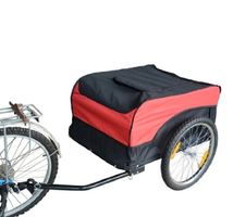 HomCom 20 Zoll Lastenanhänger Rot