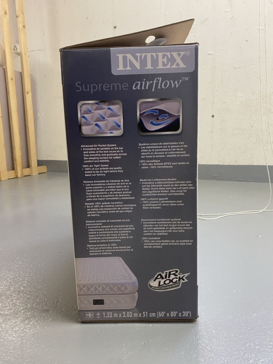 Letti: Intex Luftbett Supreme Airflow Queensize – Usato da Oberlunkhofen venduto da D.Fisch 1