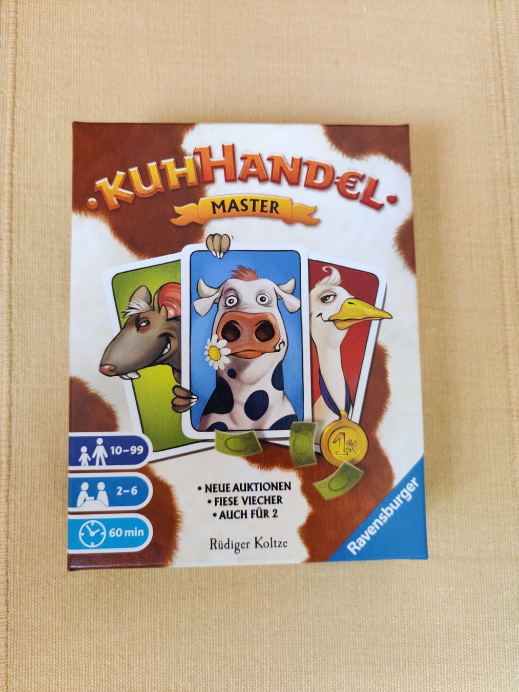 Spiele: Kuhhandel Master, Kartenspiel Ravensburger – Gebraucht aus Schachen b. Reute von