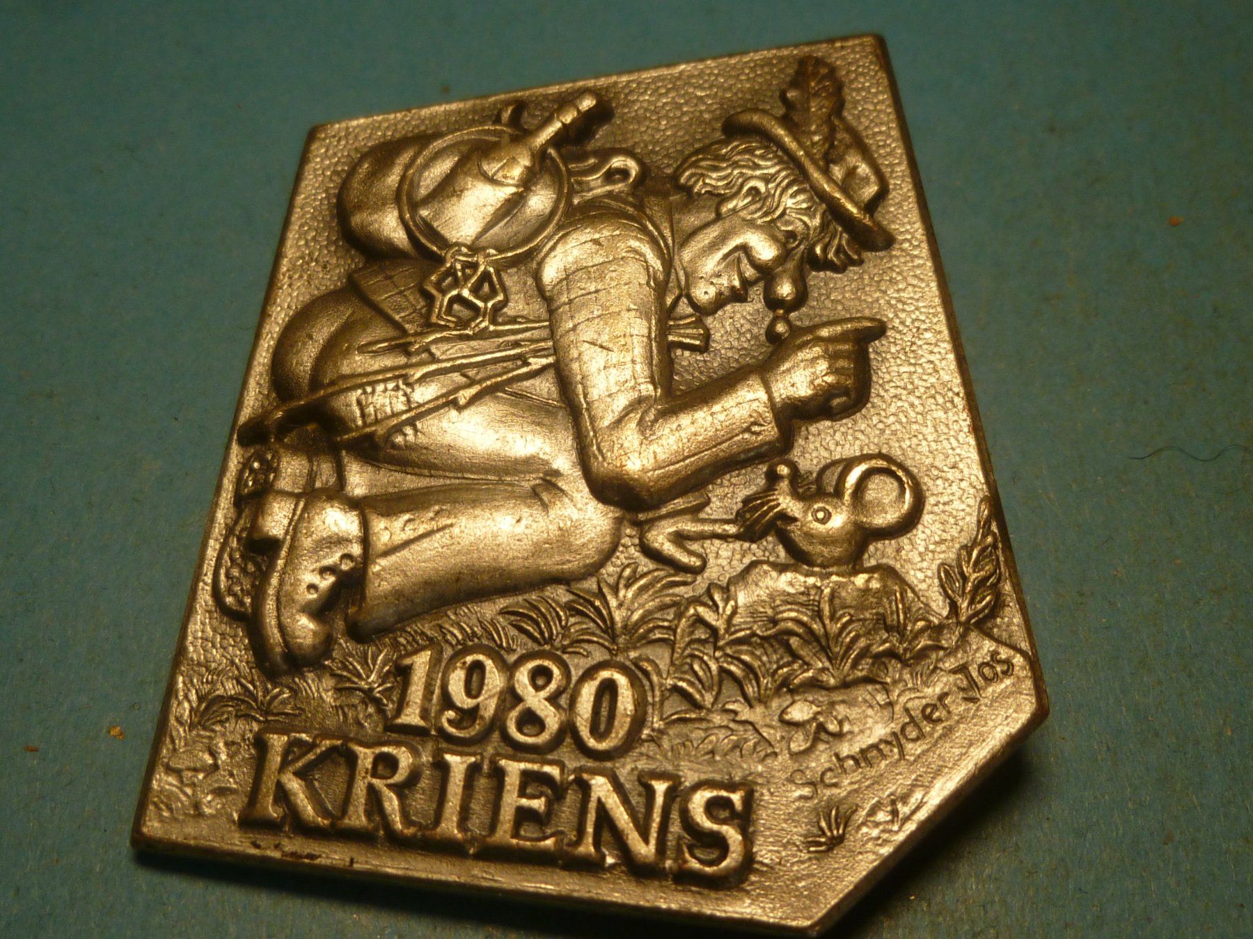 Placchette & Badge: KRIENS 1980 SILBER – Usato da Ried (Muotathal) venduto da Mandarin02