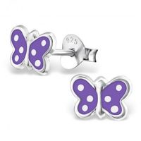 Schmetterling Kinderohrstecker 925Silber
