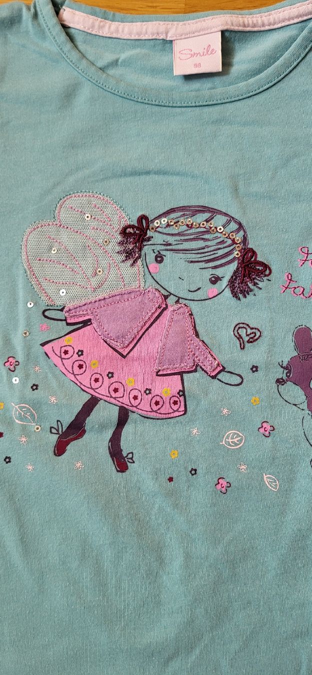 Blusen, T-Shirts & Tops: Langearm T-Shirt Mädchen Smile 98cm – Gebraucht aus Oberwil BL von Manue1974 1