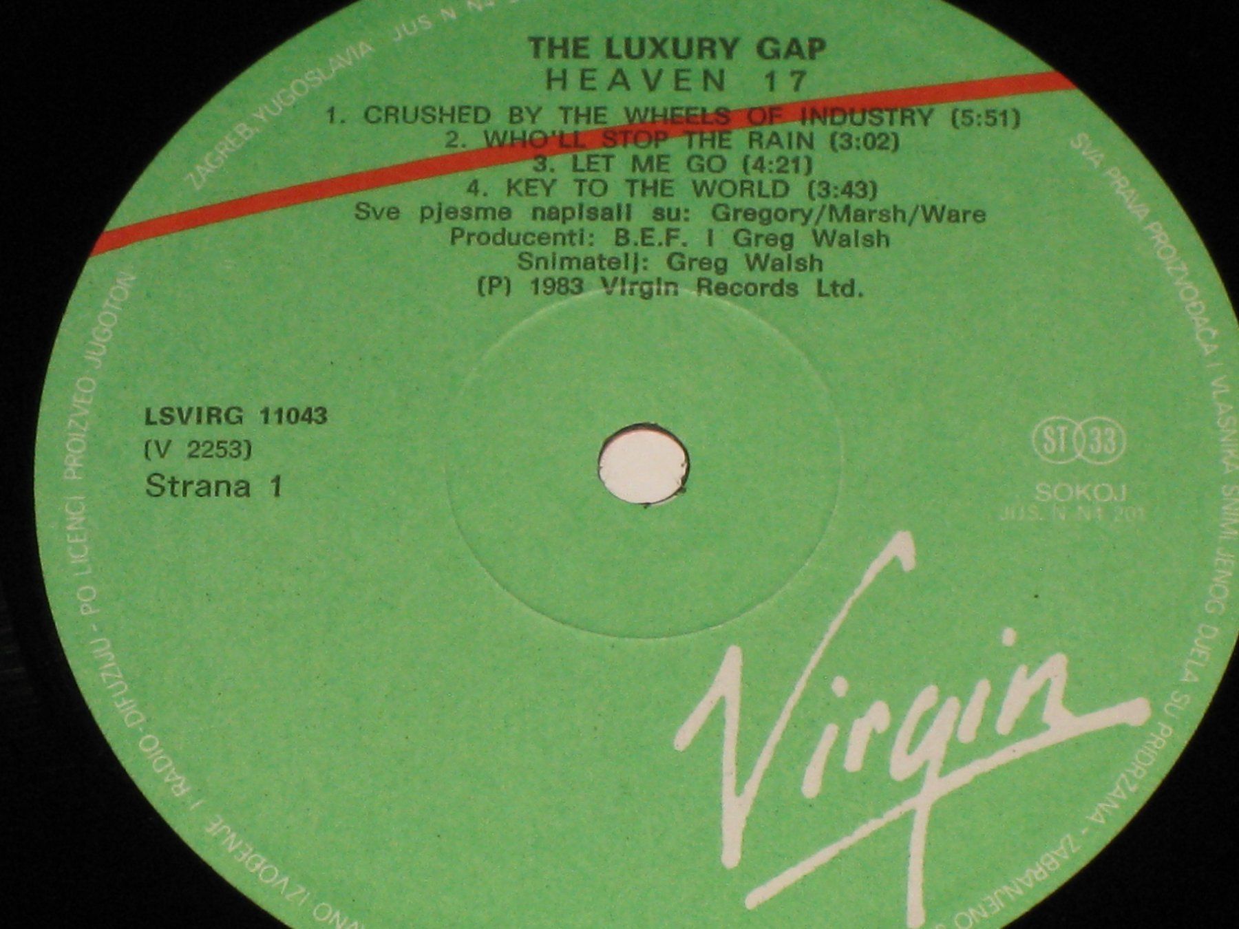 Dischi in vinile: LP - HEAVEN 17 - THE LUXURY GAP – Usato da Steckborn venduto da Quo7 1