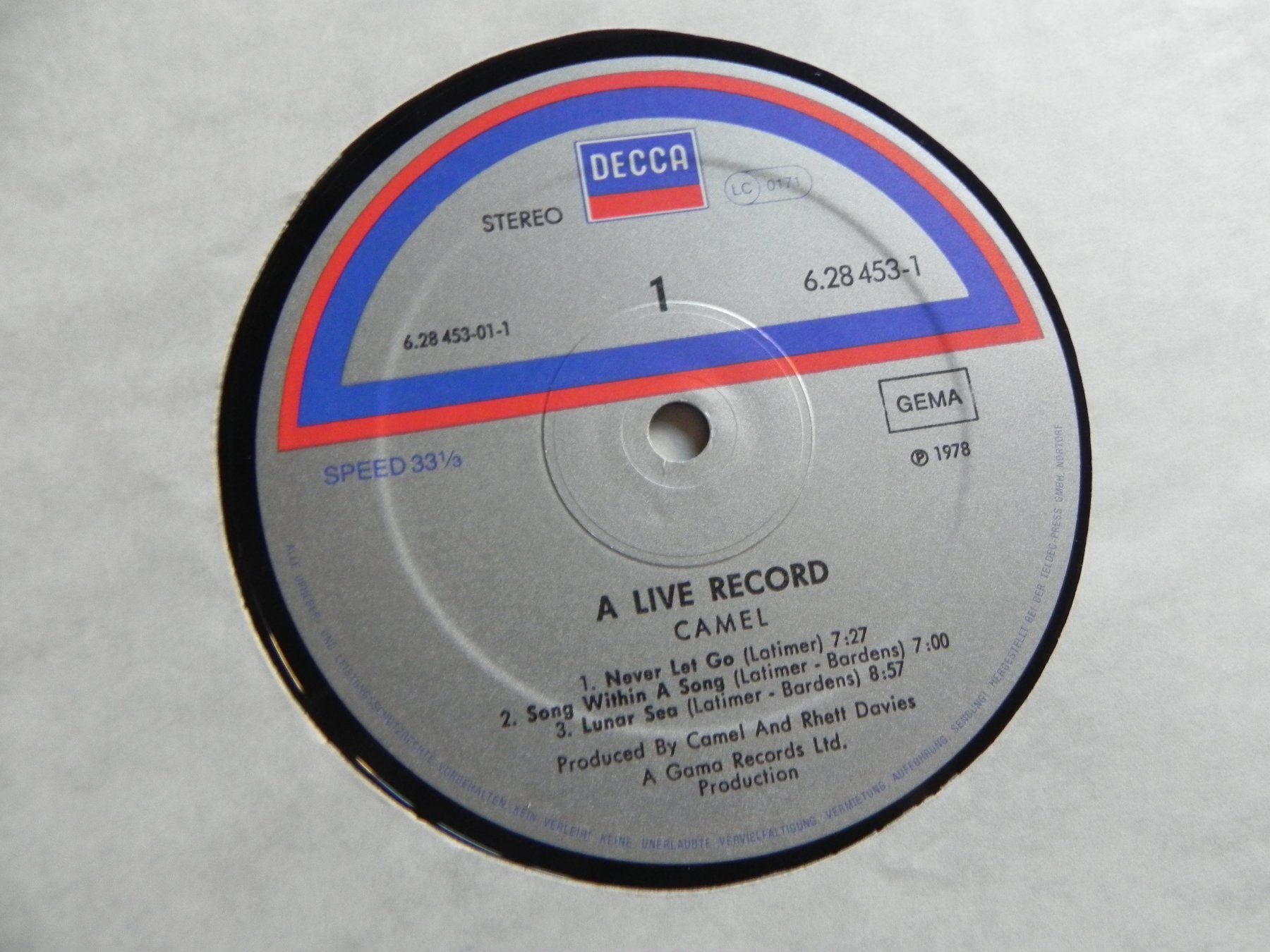 Dischi in vinile: Doppel LP brit.progressiv Rock Band Camel 1978 A Live Record – Usato da Siebnen venduto da krimsie 4