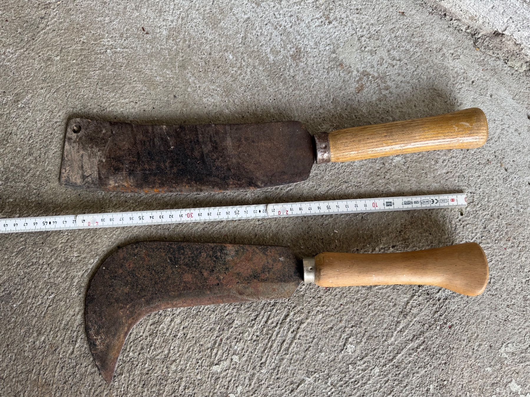 Besteck: 2 x Altes Metzgerbeil Haumesser – Gebraucht aus Frauenfeld von difi67 1