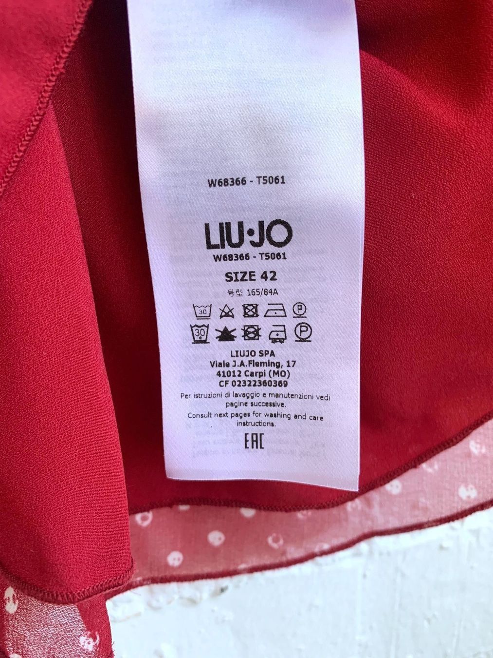 Liu Jo Vestiti: Kirschrotes Kleid von Liu Jo – Nuovo (secondo la descrizione) da Bern venduto da Fraeuleinhonig 7