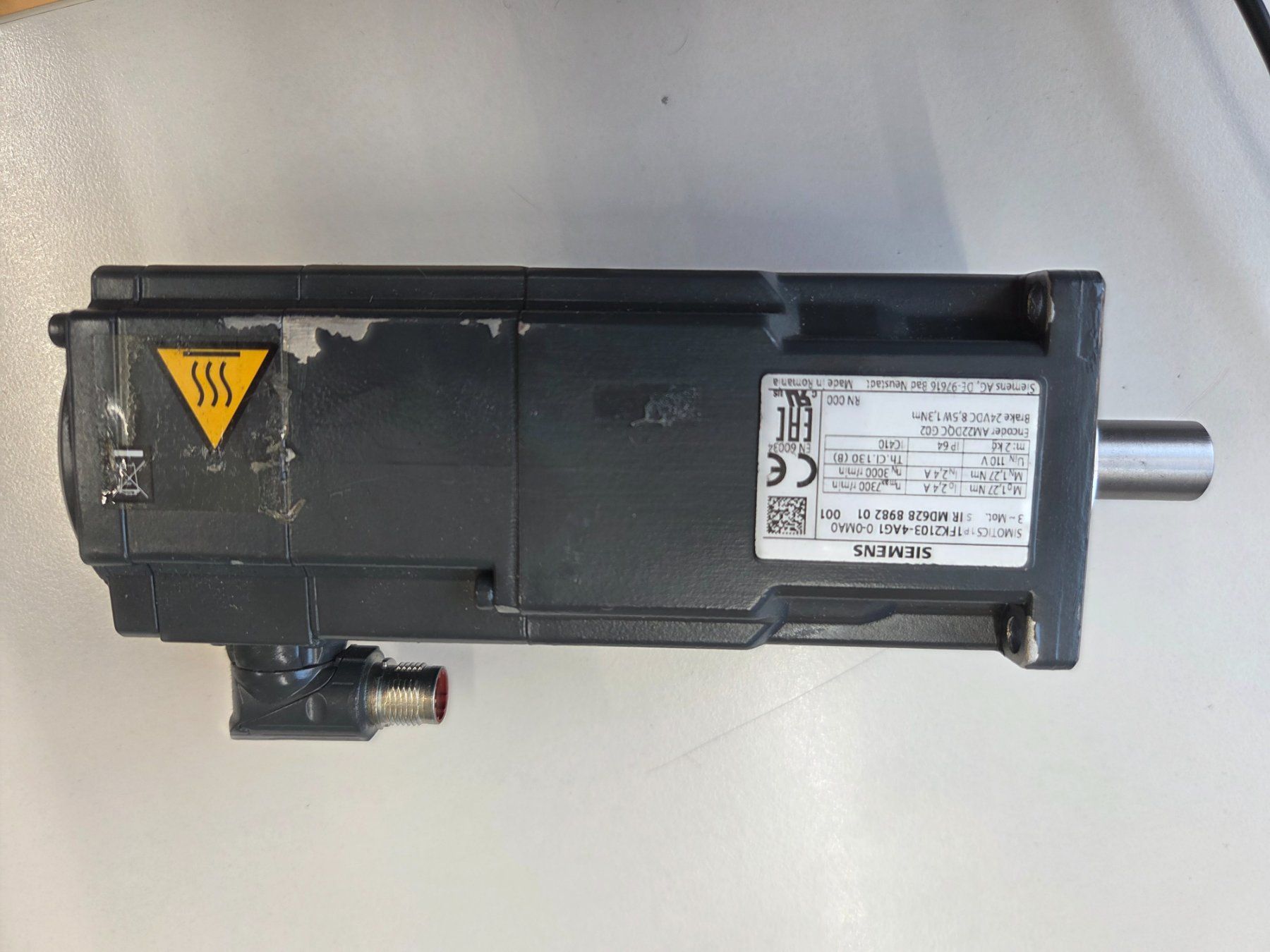 Siemens Motoren: Siemens SIMOTICS S-1FK2103-4AG10-0MA0 - Servomoteur – Gebraucht aus Moutier von tsa_yh56 1