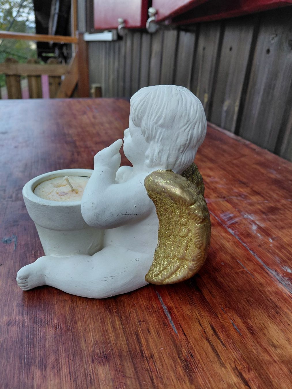 Statuette: Ange avec une bougie – Usato da Boussens venduto da mgerma54