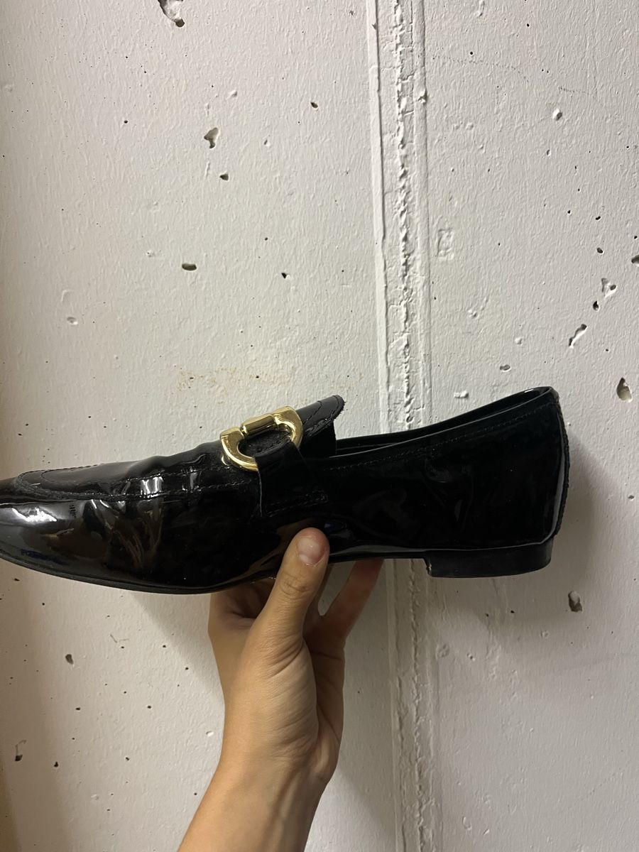 Scarpe da donna: Mocassins noir matière vinyl – Usato da Pully venduto da ari_78pk 2