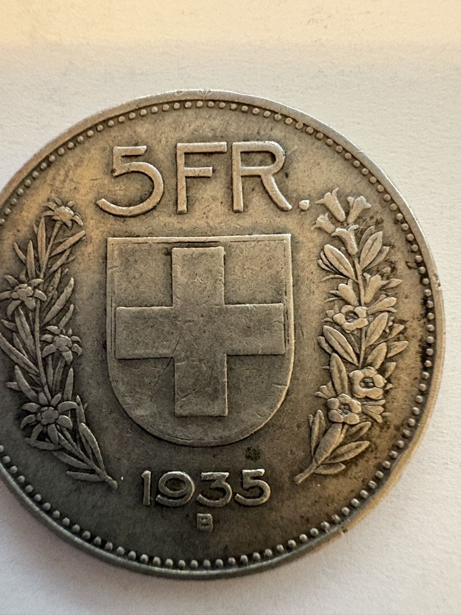 Alle Münzen: 5 chf 1935/1966 – Gebraucht aus Murten von Tzaugg 2